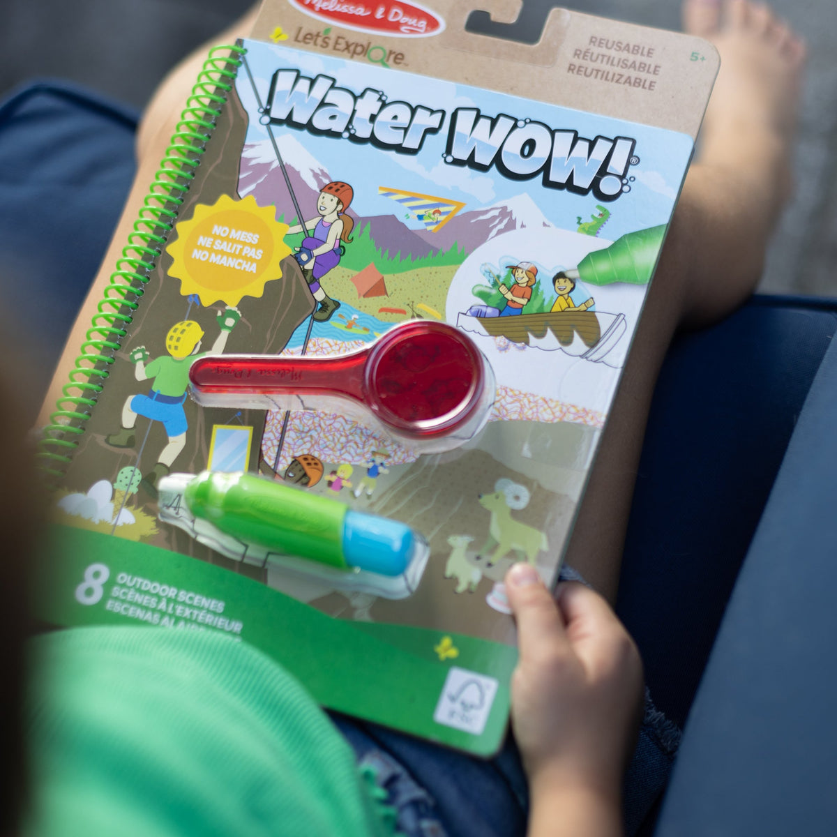 Let’s Explore Water Wow! Outdoor Adventure Deluxe Water-Reveal Pad