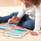 Natural Play Wooden Puzzle: Ready Set Go