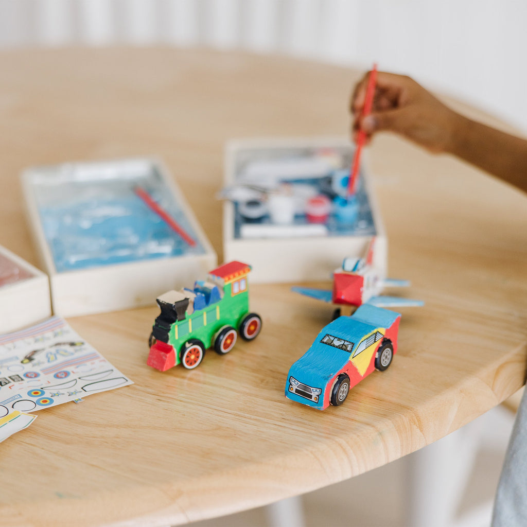 Createed by Me!™ Vehicle Craft Kit 3-Pack: Plane Train Race Car