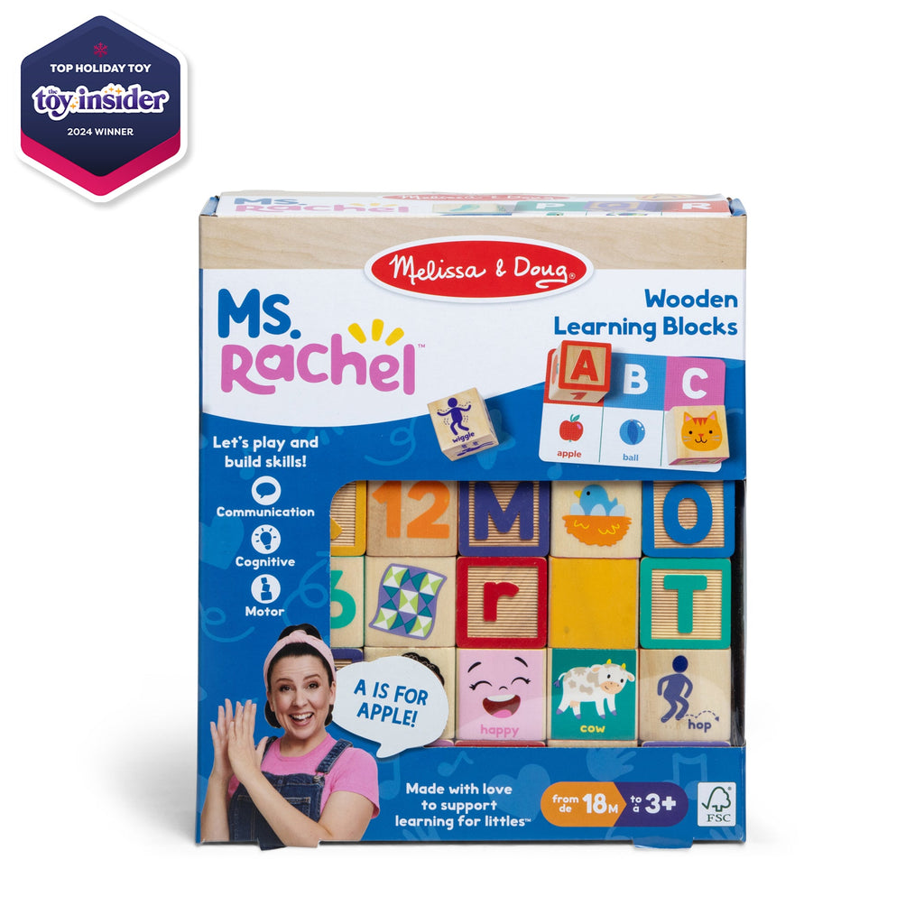 Ms. Rachel™Wooden Learning Blocks