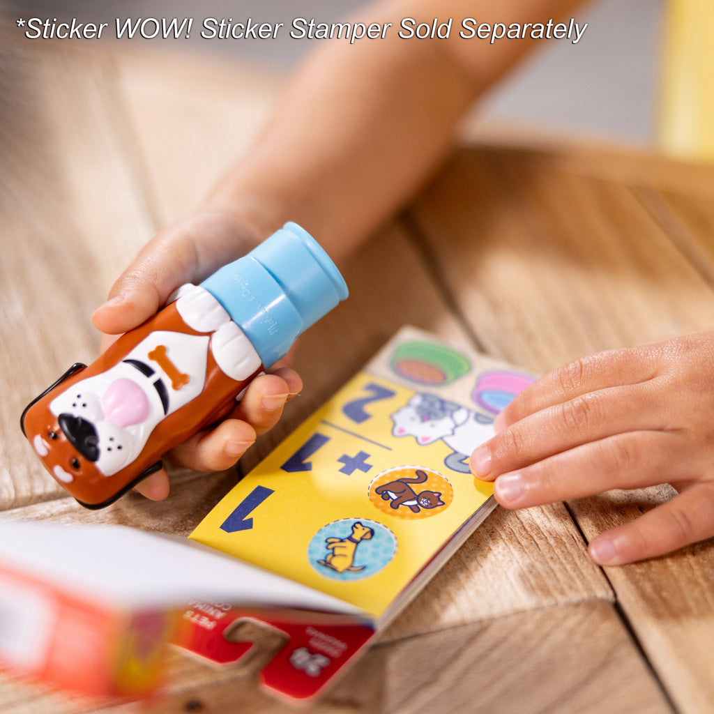 Sticker WOW!® Mini Activity Pad & Refill Stickers - Pets (200+ Stickers Stamper Not Included)