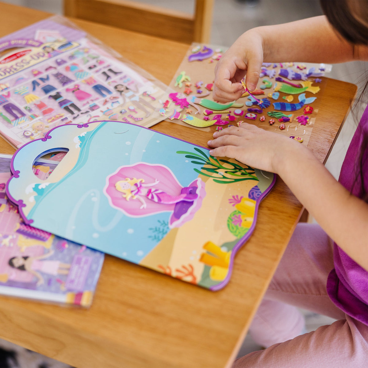 Puffy Sticker Bundle - Dress-Up Princess and Mermaid