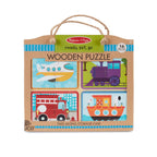 Natural Play Wooden Puzzle: Ready Set Go