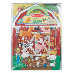 Puffy Sticker Play Set 3-Pack: On the Farm Safari Chipmunk House