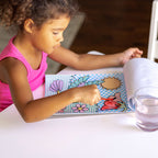 My First Paint With Water Kids' Art Pad With Paintbrush - Cheerleaders Flowers Fairies and More