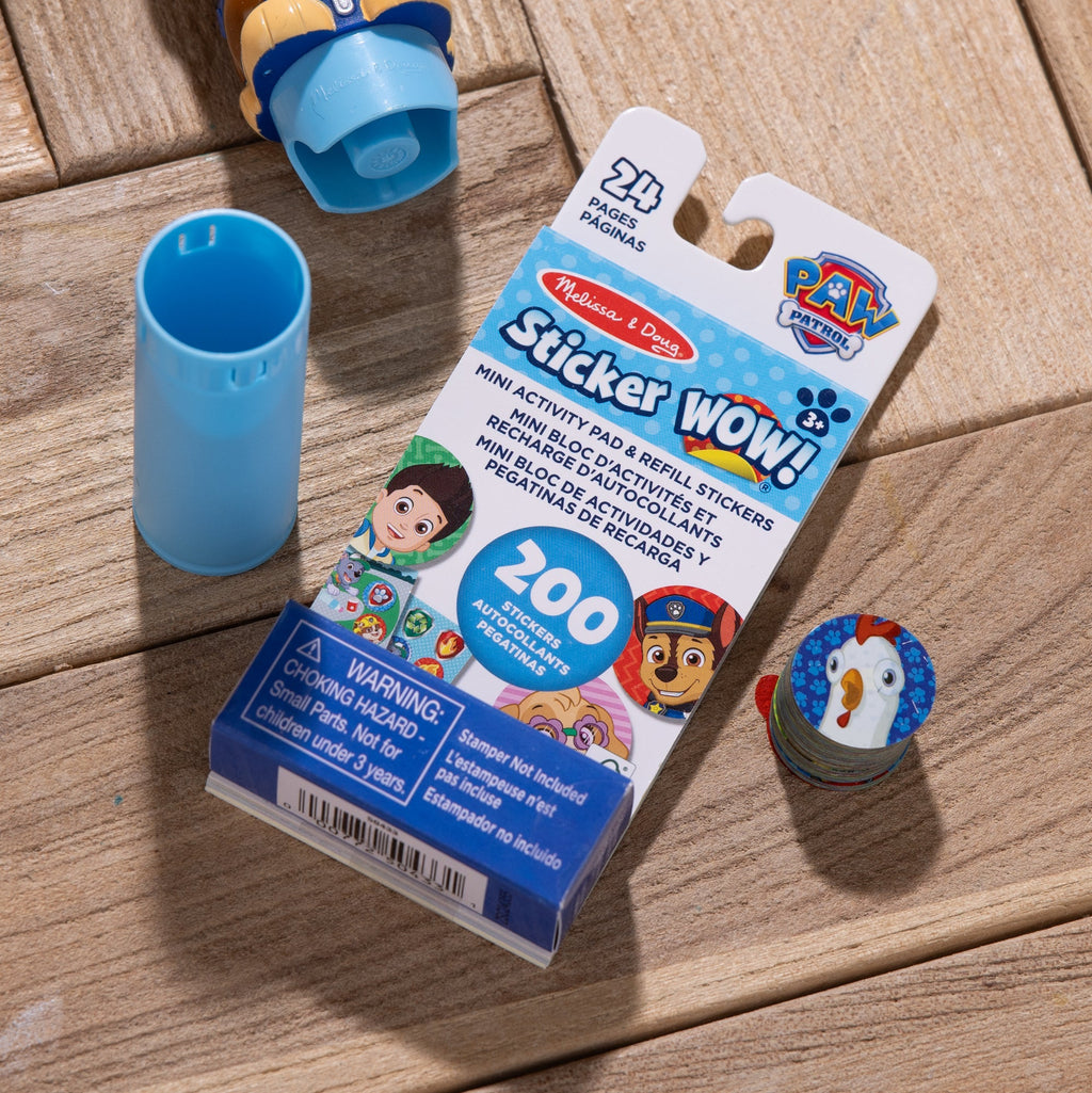 Sticker WOW!® Mini Activity Pad & Refill Stickers - PAW Patrol (200+ Stickers Stamper Not Included)