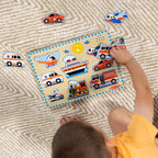 Wooden Sound Puzzle 2-Pack – Farm Animals Vehicles