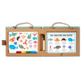 Natural Play: Play Draw Create Reusable Drawing & Magnet Kit – Ocean