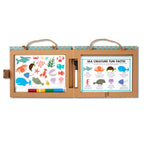 Natural Play: Play Draw Create Reusable Drawing & Magnet Kit – Ocean